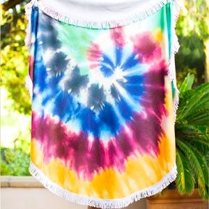 Santa Monica Tie-Dye Towel, yoga mat, or sarong